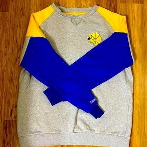 Men’s Warriors Mitchell & Ness Crewneck (XLT)